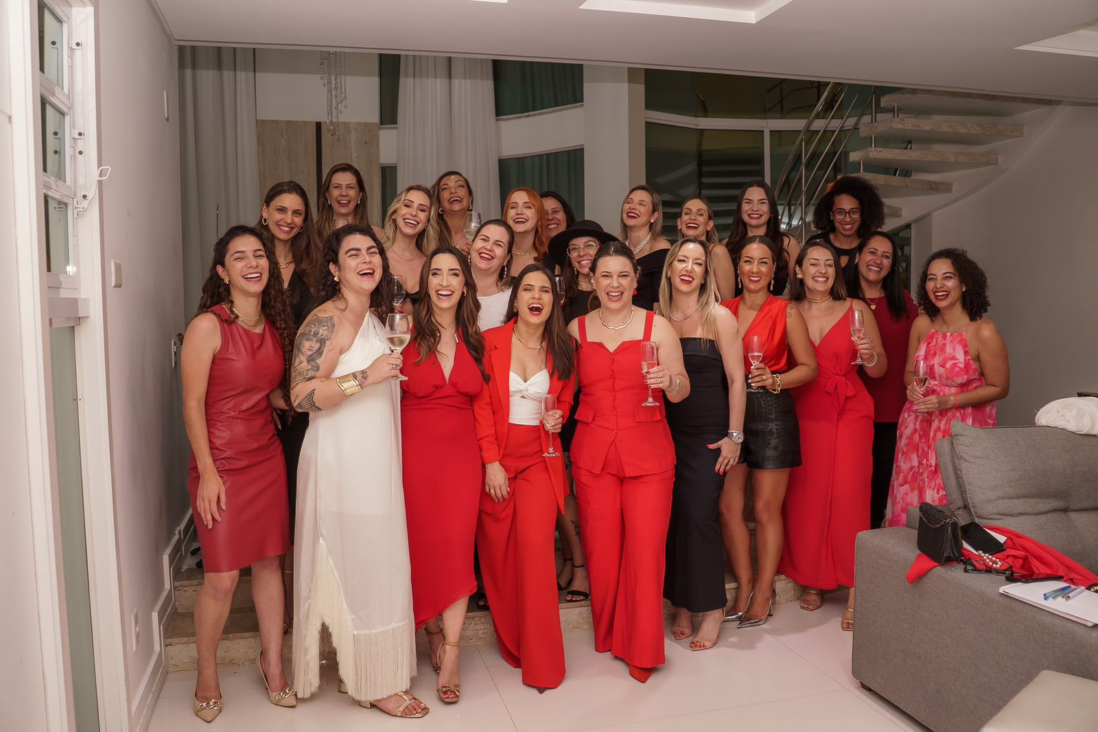 Protagonistas reunidas no evento presencial